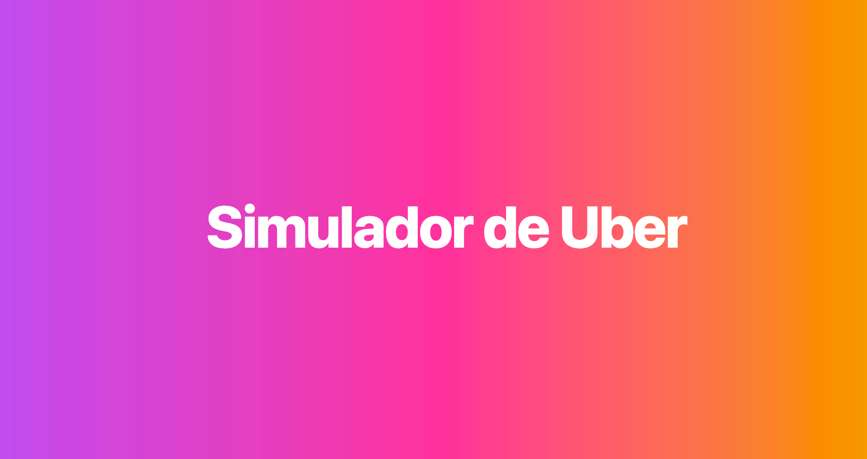 Simulador de Uber
